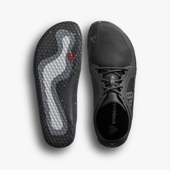 Vivobarefoot Primus Lite 3.5 Womens in Obsidian - Picture 2 of 7